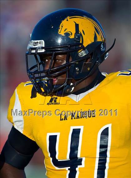 Thumbnail 3 in La Marque vs. Manvel (4A Region 3 Quarterfinals) photogallery.