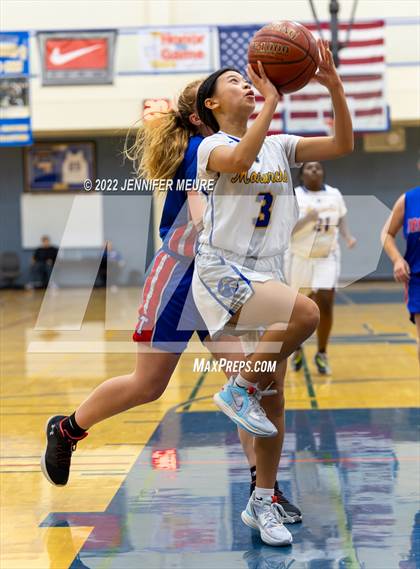 Thumbnail 3 in Mt. Eden vs Tamalpais (Cougars Tip-Off Basketball Tournament) photogallery.