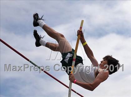 Thumbnail 3 in CIF NCS Masters Track & Field Championships (Boys Pole Vault) photogallery.
