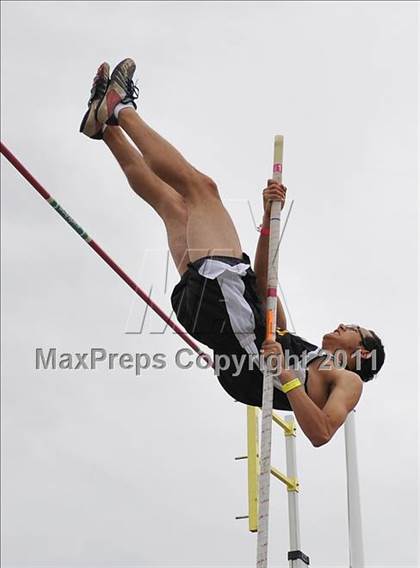 Thumbnail 1 in CIF NCS Masters Track & Field Championships (Boys Pole Vault) photogallery.