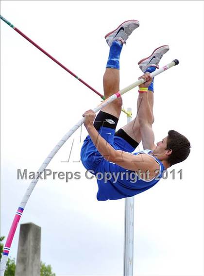 Thumbnail 2 in CIF NCS Masters Track & Field Championships (Boys Pole Vault) photogallery.