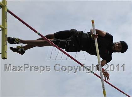 Thumbnail 2 in CIF NCS Masters Track & Field Championships (Boys Pole Vault) photogallery.
