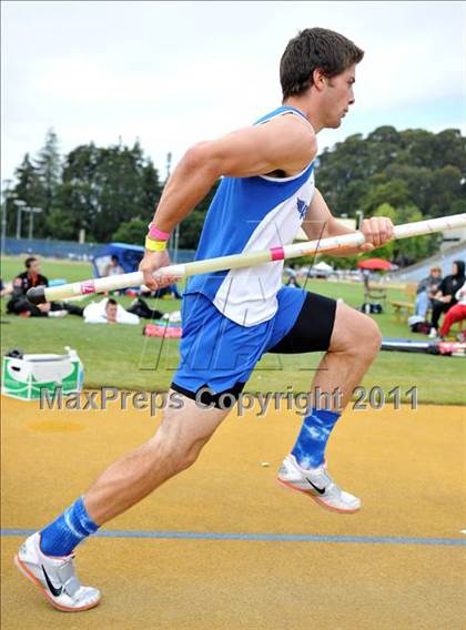 Thumbnail 1 in CIF NCS Masters Track & Field Championships (Boys Pole Vault) photogallery.