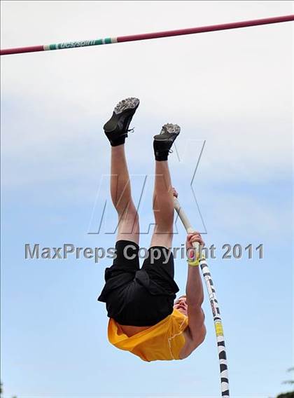 Thumbnail 3 in CIF NCS Masters Track & Field Championships (Boys Pole Vault) photogallery.