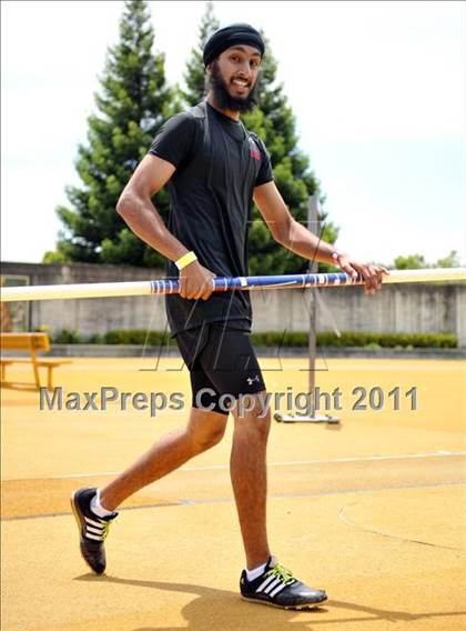 Thumbnail 1 in CIF NCS Masters Track & Field Championships (Boys Pole Vault) photogallery.