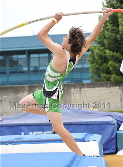 Thumbnail 1 in CIF NCS Masters Track & Field Championships (Boys Pole Vault) photogallery.