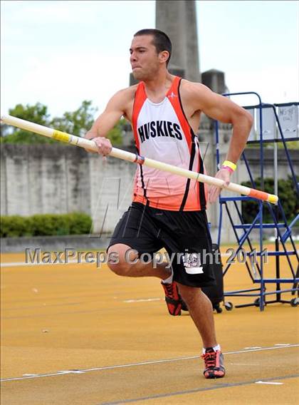 Thumbnail 2 in CIF NCS Masters Track & Field Championships (Boys Pole Vault) photogallery.