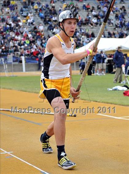Thumbnail 3 in CIF NCS Masters Track & Field Championships (Boys Pole Vault) photogallery.