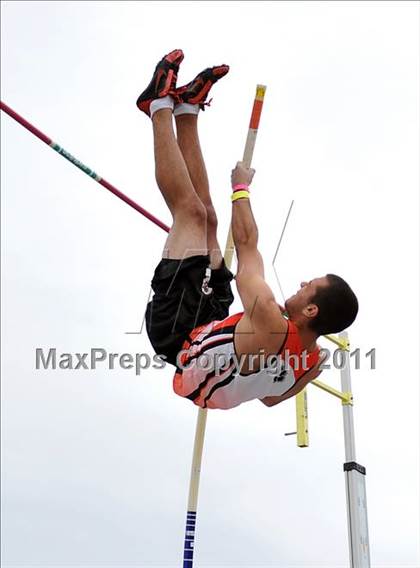 Thumbnail 1 in CIF NCS Masters Track & Field Championships (Boys Pole Vault) photogallery.