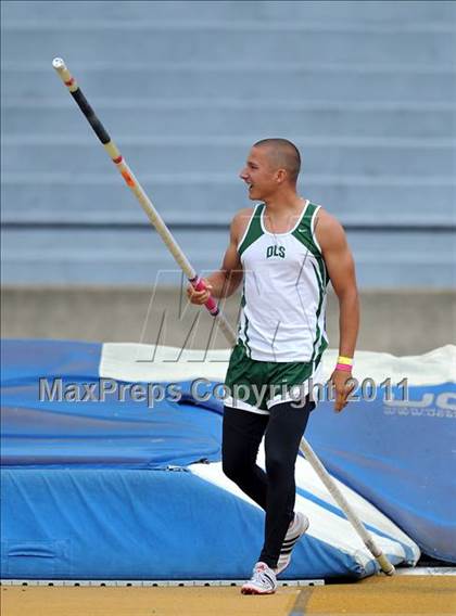 Thumbnail 3 in CIF NCS Masters Track & Field Championships (Boys Pole Vault) photogallery.
