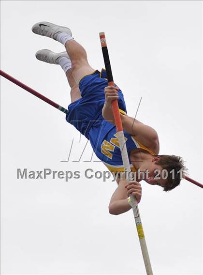 Thumbnail 1 in CIF NCS Masters Track & Field Championships (Boys Pole Vault) photogallery.