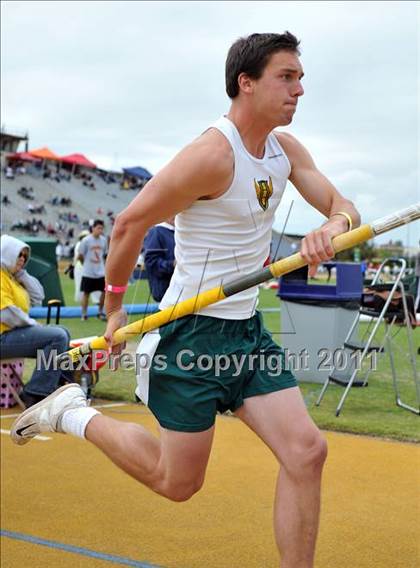 Thumbnail 1 in CIF NCS Masters Track & Field Championships (Boys Pole Vault) photogallery.
