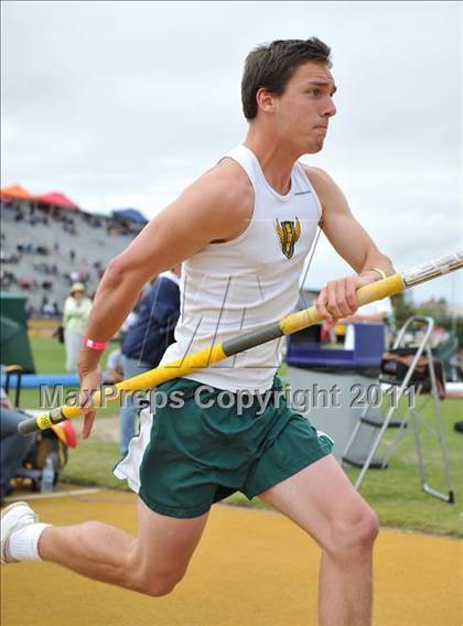 Thumbnail 1 in CIF NCS Masters Track & Field Championships (Boys Pole Vault) photogallery.