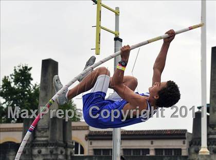 Thumbnail 1 in CIF NCS Masters Track & Field Championships (Boys Pole Vault) photogallery.