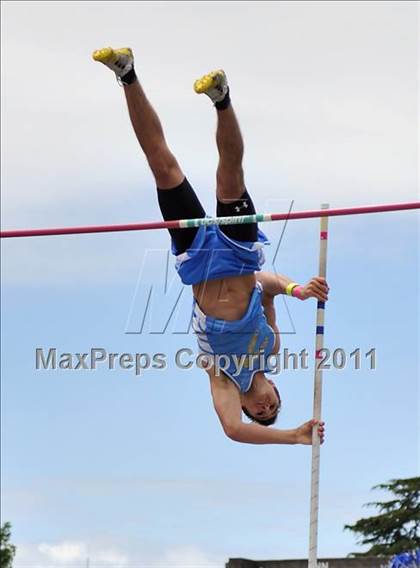 Thumbnail 1 in CIF NCS Masters Track & Field Championships (Boys Pole Vault) photogallery.