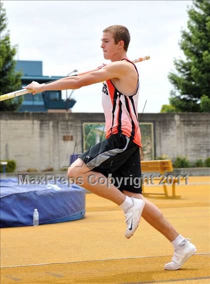 Thumbnail 1 in CIF NCS Masters Track & Field Championships (Boys Pole Vault) photogallery.