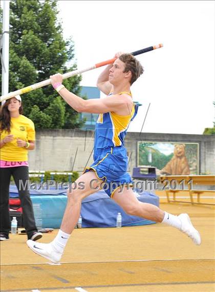 Thumbnail 2 in CIF NCS Masters Track & Field Championships (Boys Pole Vault) photogallery.