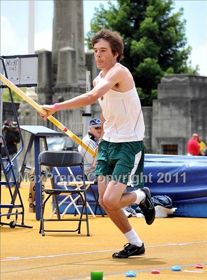 Thumbnail 3 in CIF NCS Masters Track & Field Championships (Boys Pole Vault) photogallery.