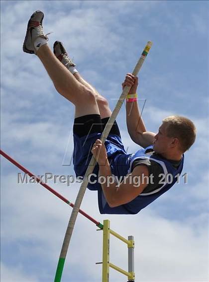 Thumbnail 1 in CIF NCS Masters Track & Field Championships (Boys Pole Vault) photogallery.