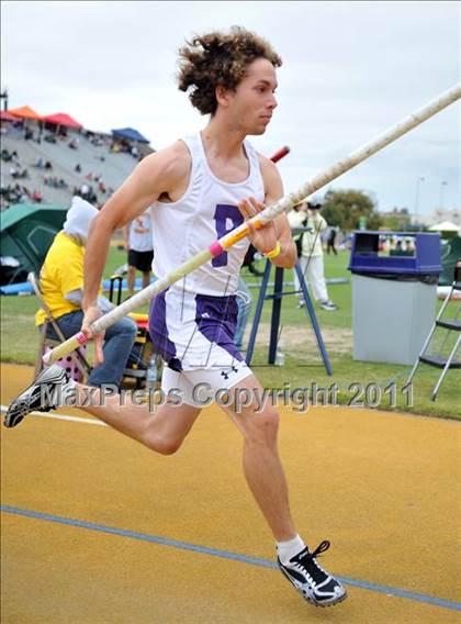 Thumbnail 3 in CIF NCS Masters Track & Field Championships (Boys Pole Vault) photogallery.