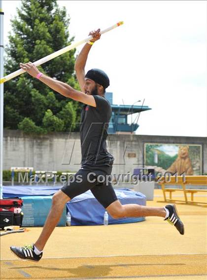 Thumbnail 1 in CIF NCS Masters Track & Field Championships (Boys Pole Vault) photogallery.