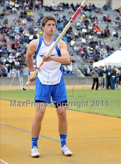Thumbnail 1 in CIF NCS Masters Track & Field Championships (Boys Pole Vault) photogallery.
