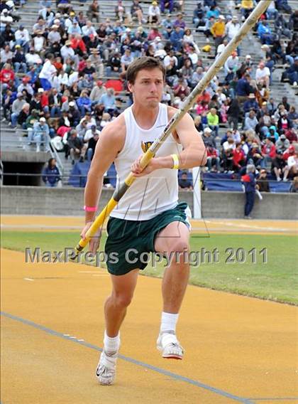 Thumbnail 2 in CIF NCS Masters Track & Field Championships (Boys Pole Vault) photogallery.