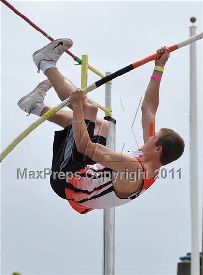 Thumbnail 2 in CIF NCS Masters Track & Field Championships (Boys Pole Vault) photogallery.