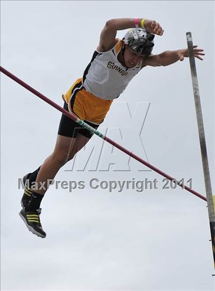 Thumbnail 3 in CIF NCS Masters Track & Field Championships (Boys Pole Vault) photogallery.