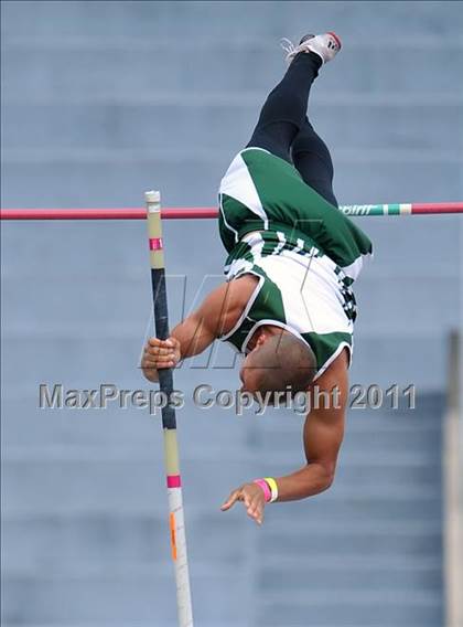 Thumbnail 1 in CIF NCS Masters Track & Field Championships (Boys Pole Vault) photogallery.