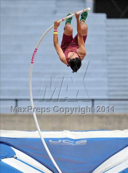 Thumbnail 2 in CIF NCS Masters Track & Field Championships (Boys Pole Vault) photogallery.