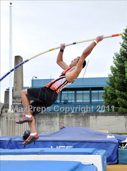 Thumbnail 1 in CIF NCS Masters Track & Field Championships (Boys Pole Vault) photogallery.