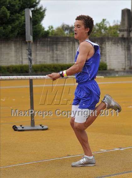 Thumbnail 2 in CIF NCS Masters Track & Field Championships (Boys Pole Vault) photogallery.