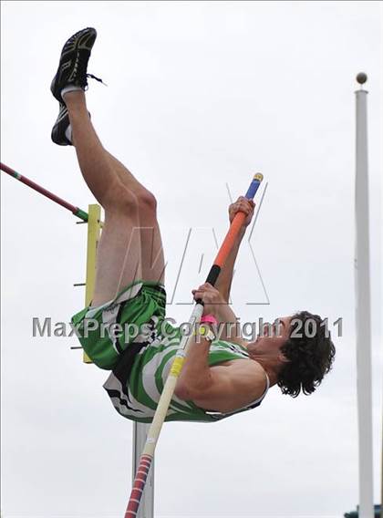 Thumbnail 2 in CIF NCS Masters Track & Field Championships (Boys Pole Vault) photogallery.