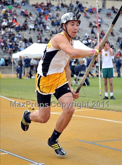 Thumbnail 2 in CIF NCS Masters Track & Field Championships (Boys Pole Vault) photogallery.