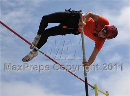 Thumbnail 2 in CIF NCS Masters Track & Field Championships (Boys Pole Vault) photogallery.