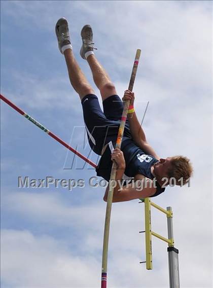 Thumbnail 3 in CIF NCS Masters Track & Field Championships (Boys Pole Vault) photogallery.