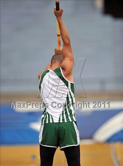 Thumbnail 3 in CIF NCS Masters Track & Field Championships (Boys Pole Vault) photogallery.