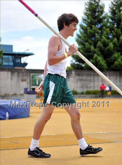 Thumbnail 2 in CIF NCS Masters Track & Field Championships (Boys Pole Vault) photogallery.