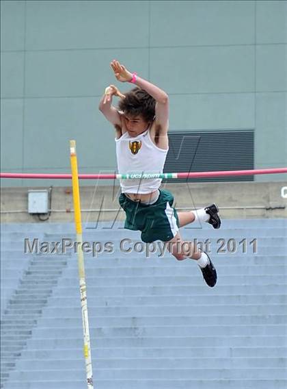 Thumbnail 3 in CIF NCS Masters Track & Field Championships (Boys Pole Vault) photogallery.