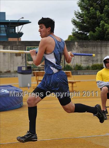 Thumbnail 1 in CIF NCS Masters Track & Field Championships (Boys Pole Vault) photogallery.