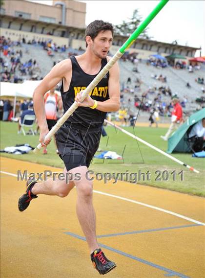 Thumbnail 1 in CIF NCS Masters Track & Field Championships (Boys Pole Vault) photogallery.