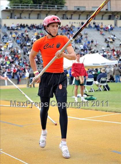 Thumbnail 2 in CIF NCS Masters Track & Field Championships (Boys Pole Vault) photogallery.