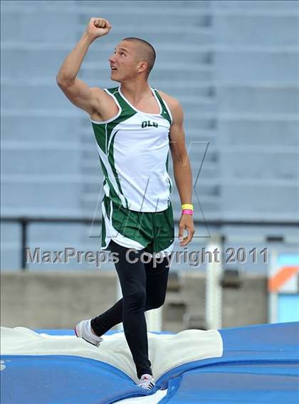 Thumbnail 2 in CIF NCS Masters Track & Field Championships (Boys Pole Vault) photogallery.