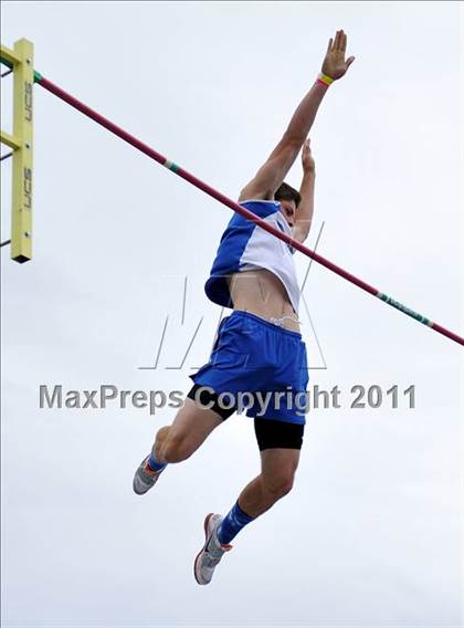 Thumbnail 1 in CIF NCS Masters Track & Field Championships (Boys Pole Vault) photogallery.
