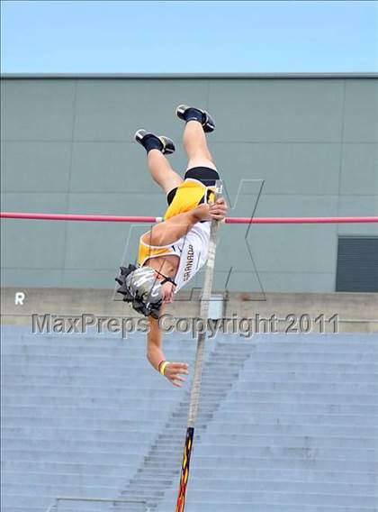 Thumbnail 3 in CIF NCS Masters Track & Field Championships (Boys Pole Vault) photogallery.