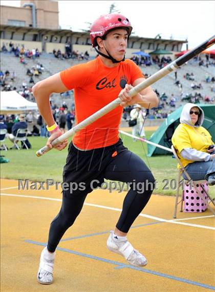 Thumbnail 3 in CIF NCS Masters Track & Field Championships (Boys Pole Vault) photogallery.