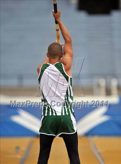Thumbnail 1 in CIF NCS Masters Track & Field Championships (Boys Pole Vault) photogallery.
