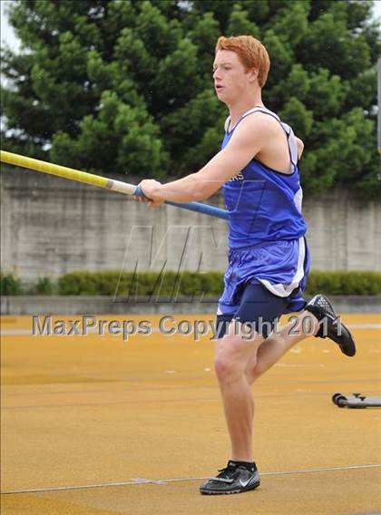 Thumbnail 3 in CIF NCS Masters Track & Field Championships (Boys Pole Vault) photogallery.