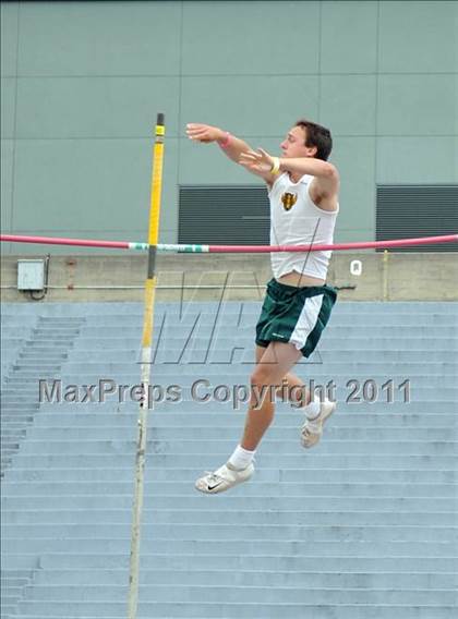 Thumbnail 3 in CIF NCS Masters Track & Field Championships (Boys Pole Vault) photogallery.